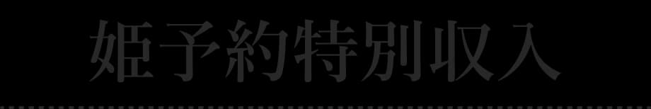 姫予約特別収入